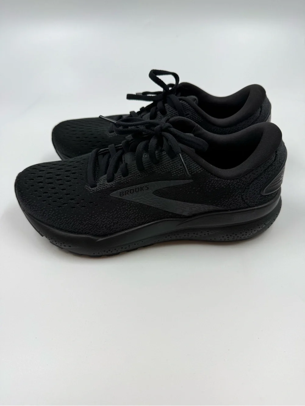 Brooks Ghost 16 Triple Black Woman Running Shoes Size 8.5 - Picture 3 of 7